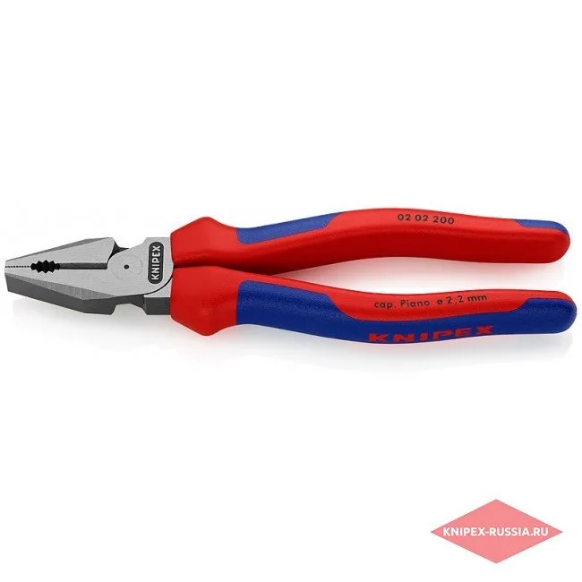 Плоскогубцы комбинированные особой мощности Knipex KN-0202200 — фото производителя