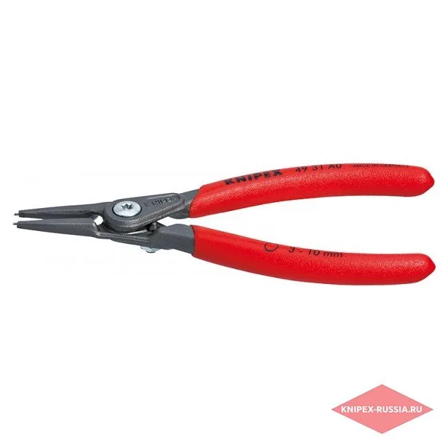 Прецизионные щипцы для внешних стопорных колец на валах Knipex KN-4931A0