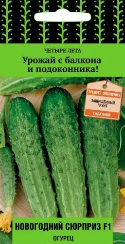 Огурец Новогодний сюрприз F1