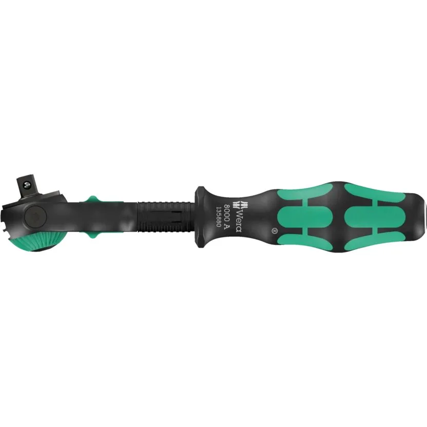 Трещотка 8000 A Black Edition Zyklop Speed, 1/4" Wera