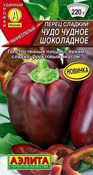 Перец сладкий Чудо чудное шоколадное
