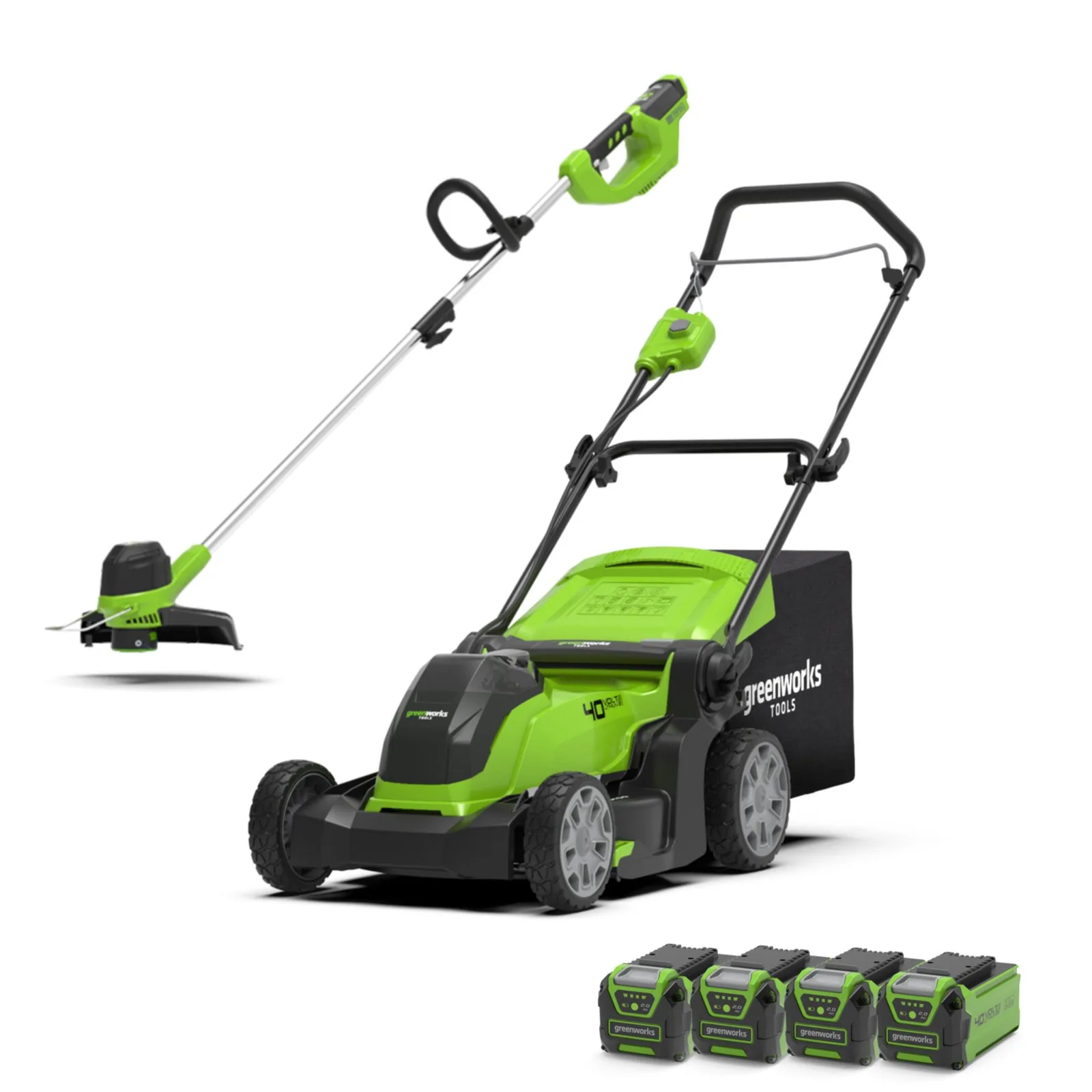 Газонокосилка Greenworks G40LT — фото производителя