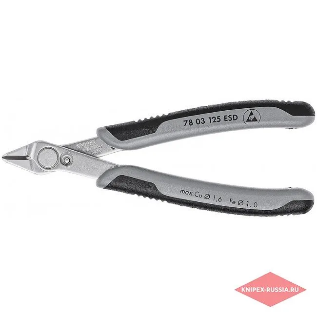 Бокорез Electronic Super Knips® Knipex KN-7803125ESD — фото производителя