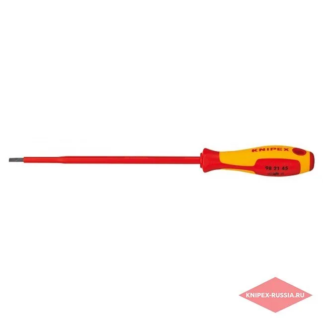 Отвертка для винтов с шлицевыми головками Knipex KN-982145