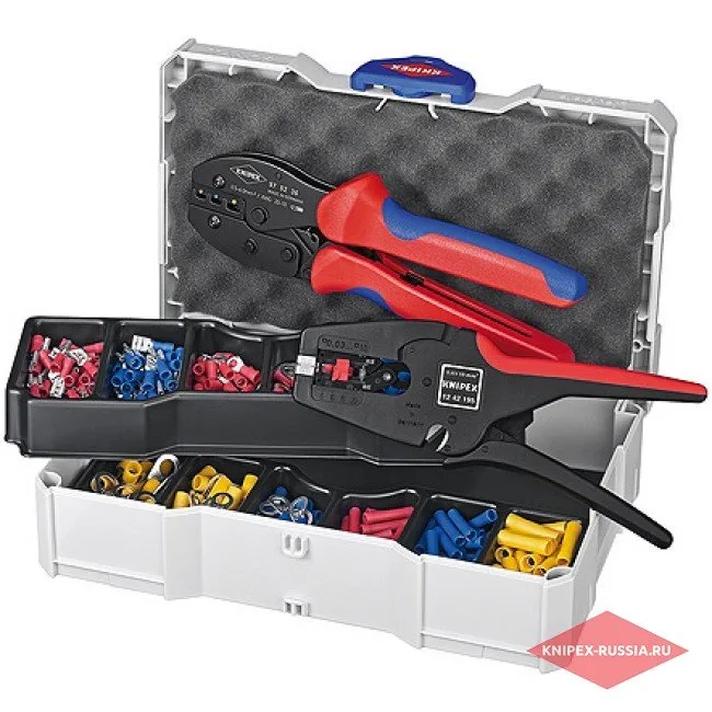 Набор кабельных наконечников для опрессовки Knipex KN-979022