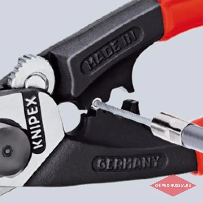 Ножницы для резки проволочных тросов кованые Knipex KN-9561190 — фото производителя