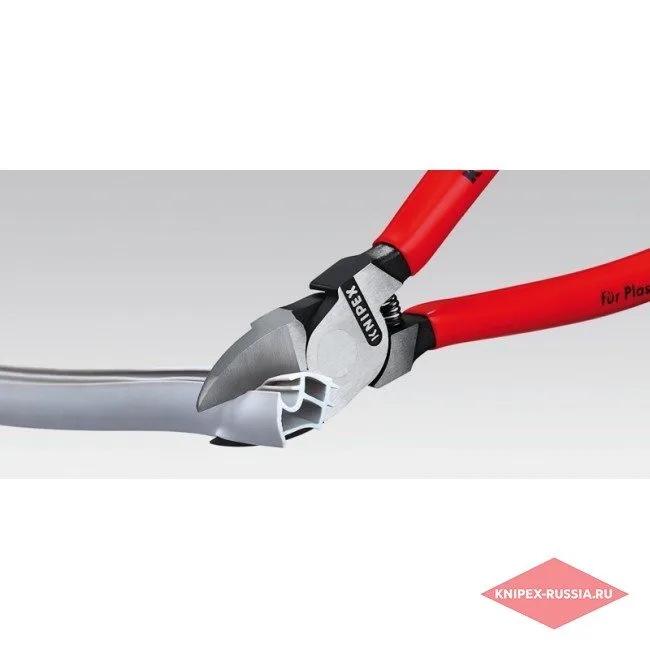 Кусачки боковые для пластмассы Knipex KN-7221160 — фото производителя