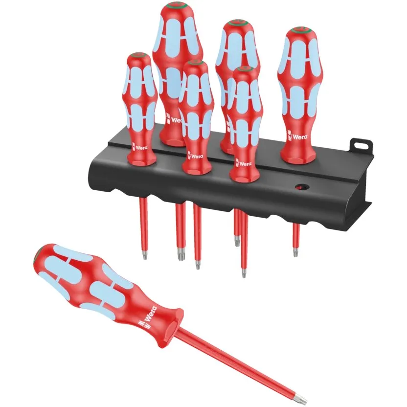 Набор отверток из нержавеющей стали + подставка Wera 3167 i/7 TORX® — фото производителя