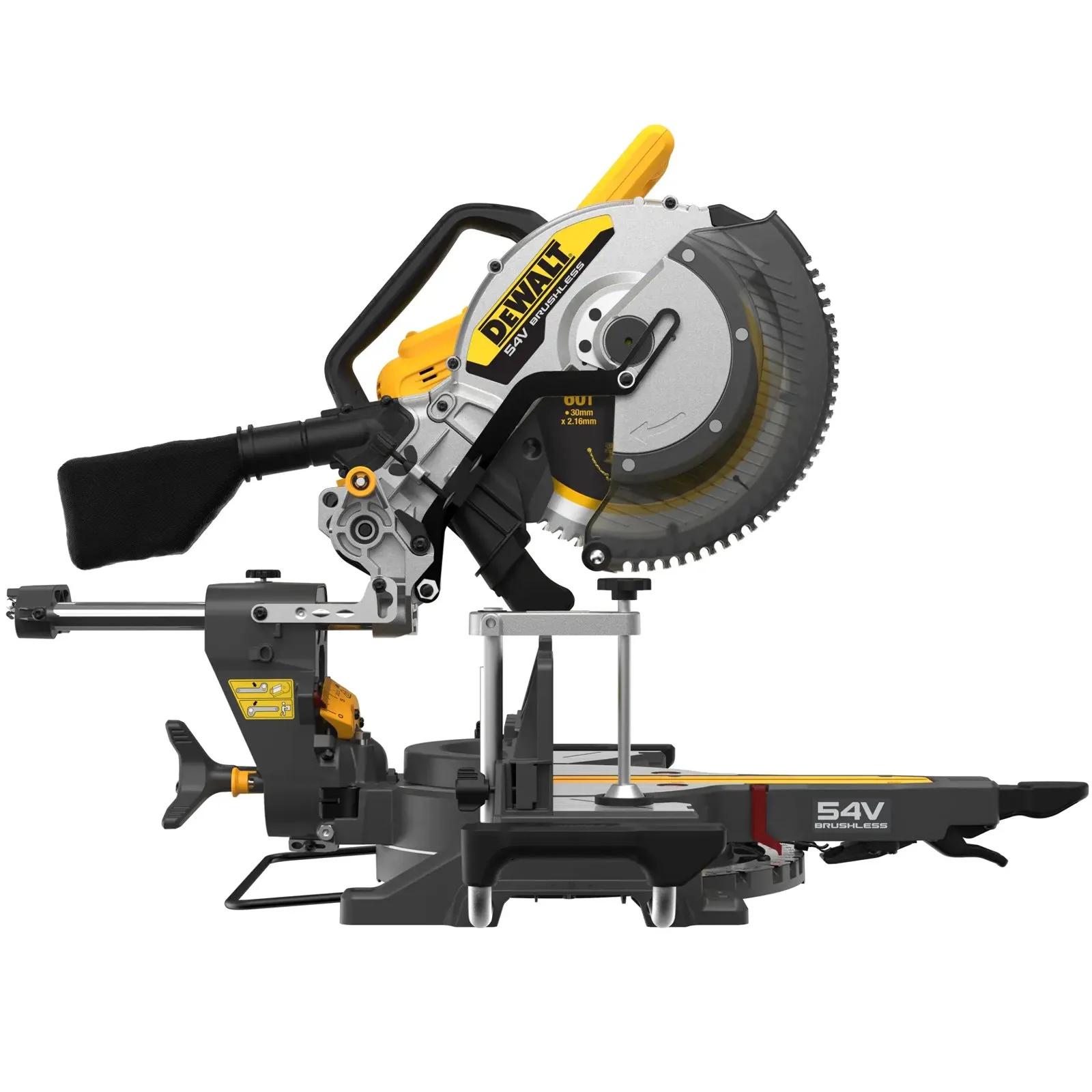 Аккумуляторная торцовочная пила DeWalt DCS781N-XJ — фото производителя