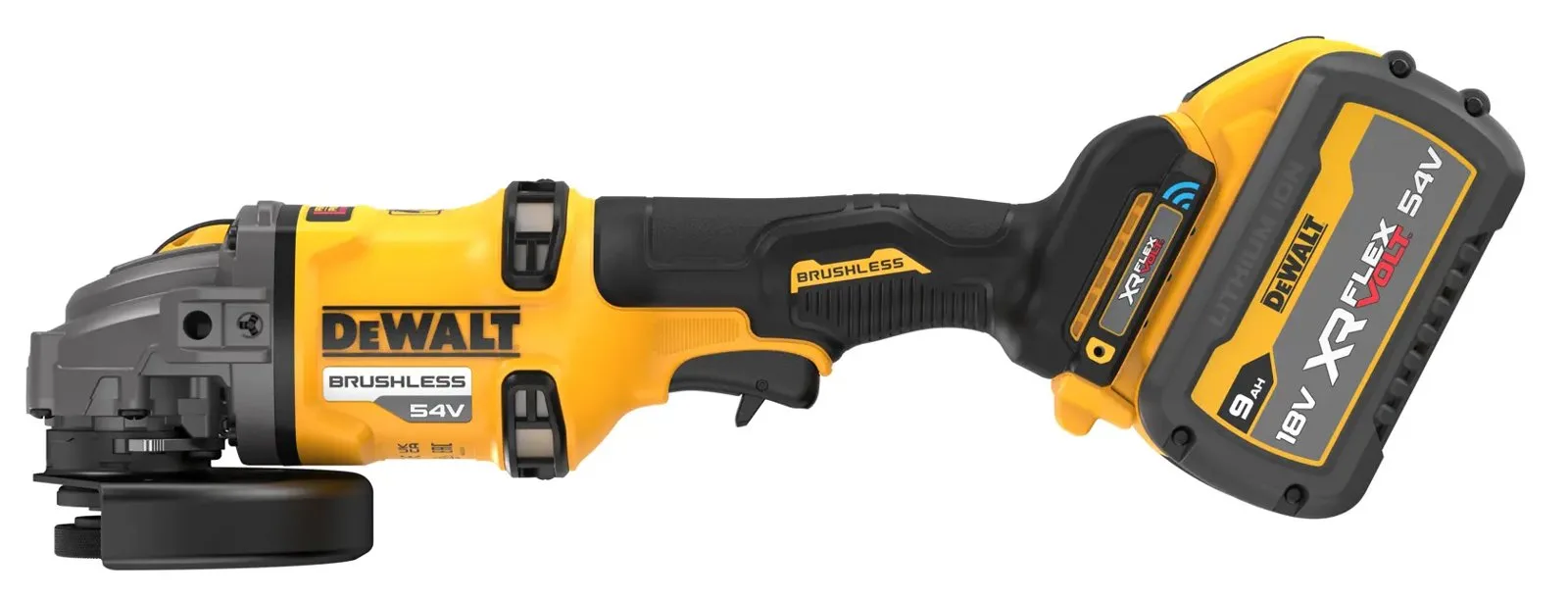 Аккумуляторная углошлифовальная машина DeWalt DCG418SHDX2-GB