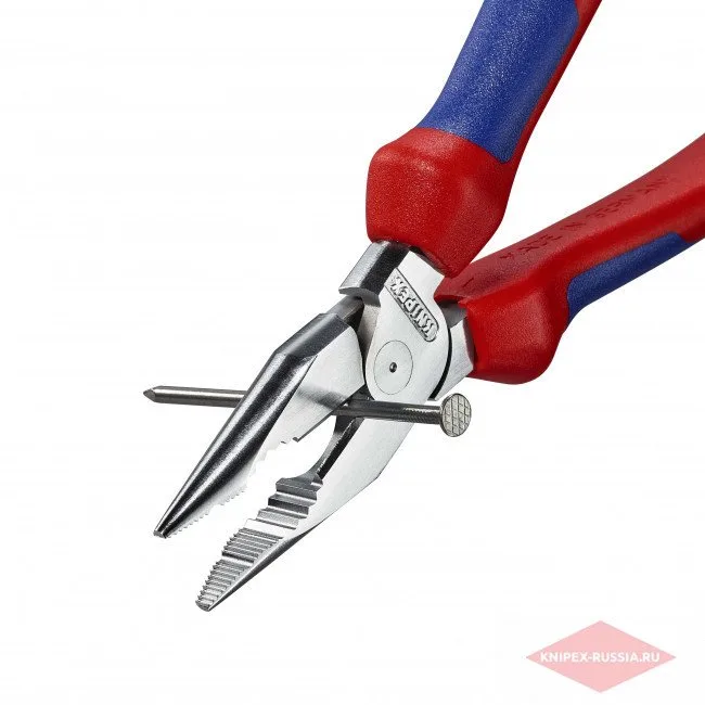 Плоскогубцы комбинированные остроконечные с удлинёнными губками Knipex KN-0825185 — фото производителя