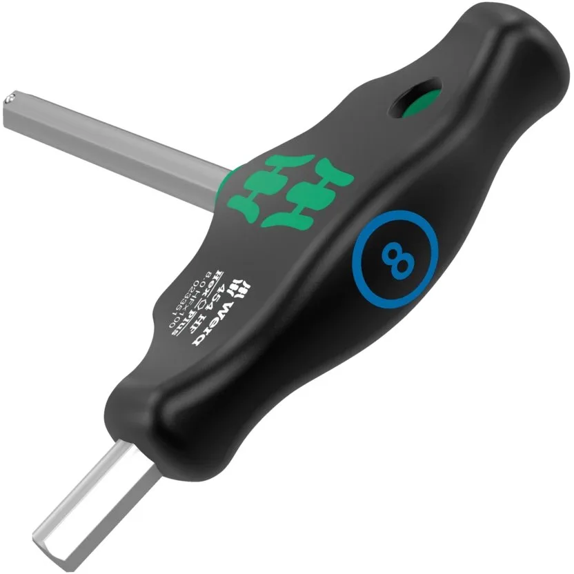 Шестигранная отвёртка с поперечной ручкой, Hex-Plus с фиксирующей функцией Wera 454 HF — фото производителя