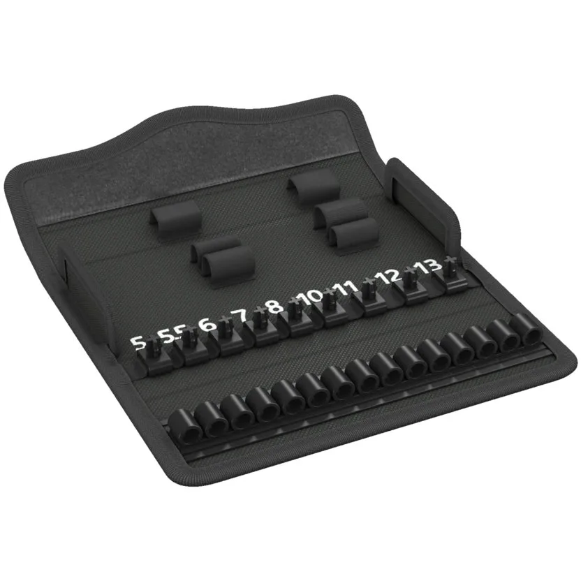 Футляр из текстиля 8100 SA Zyklop Metal Switch, без инструментов Wera 9419