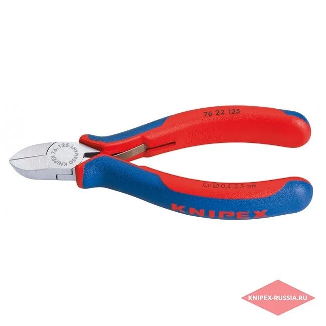 Кусачки боковые для электромеханика Knipex KN-7622125 — фото производителя