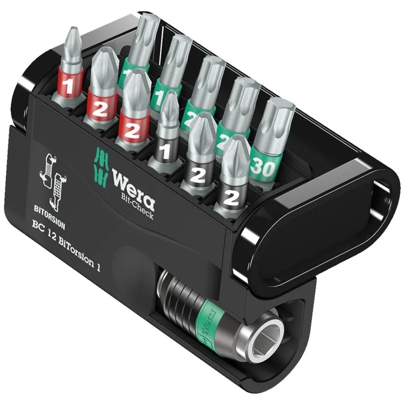 Набор инструментов Wera Bit-Check 12 BiTorsion 1 — фото производителя