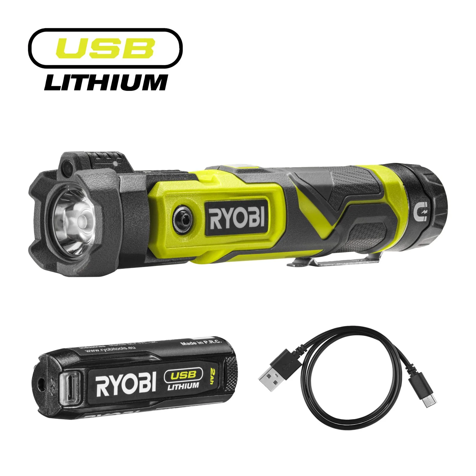 Аккумуляторный поворотный фонарь Ryobi RLP4-120G