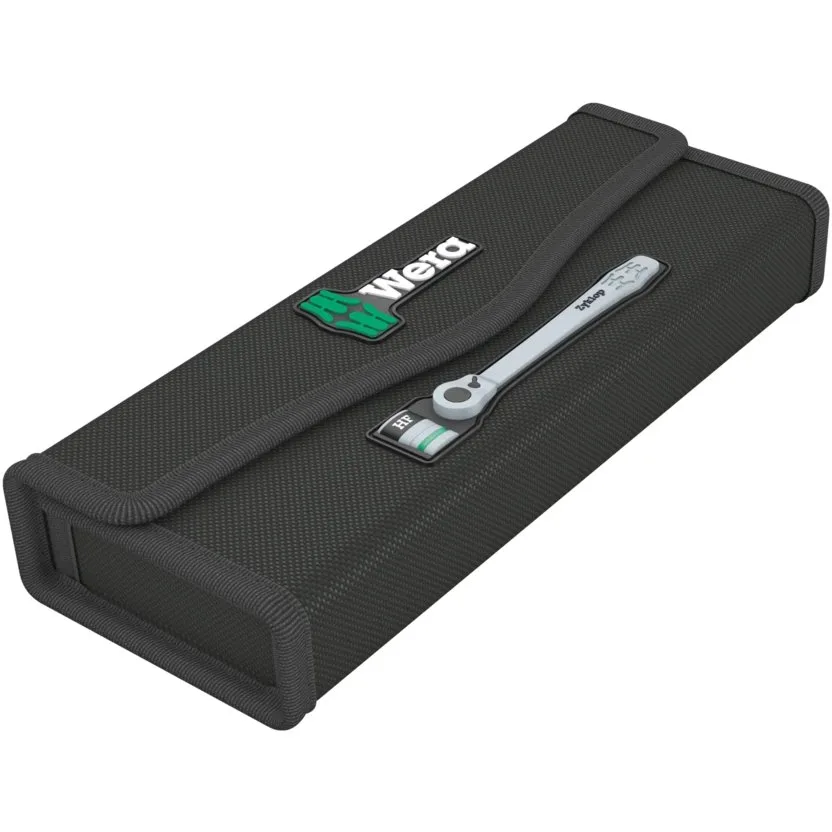 Набор инструментов Wera 8100 SB HF 1 Zyklop Metal - набор с трещоткой, переключение реверса, привод 3/8", с фиксирующей функцией, метрический — фото производителя