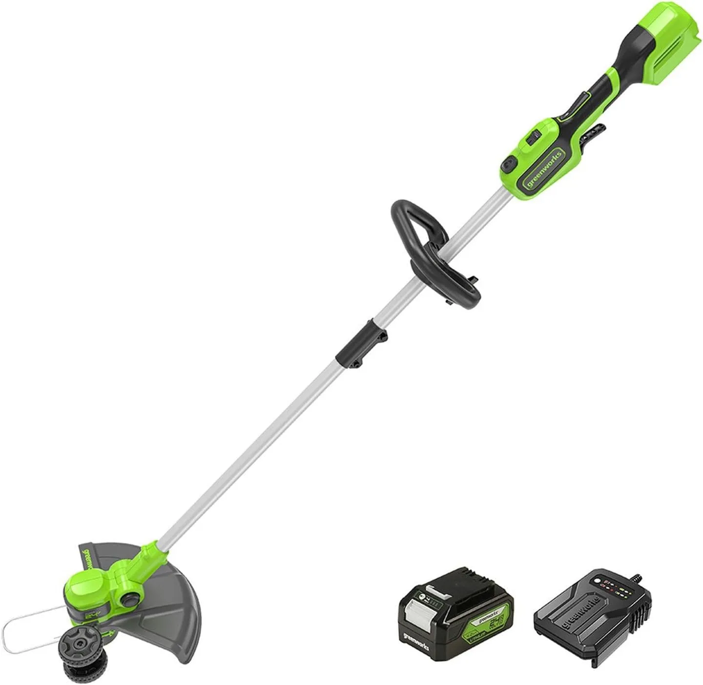 Аккумуляторный триммер Greenworks GD24LT33 — фото производителя
