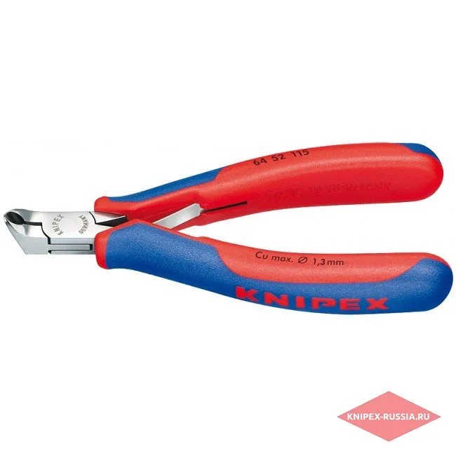 Кусачки торцевые для электроники Knipex KN-6452115 — фото производителя