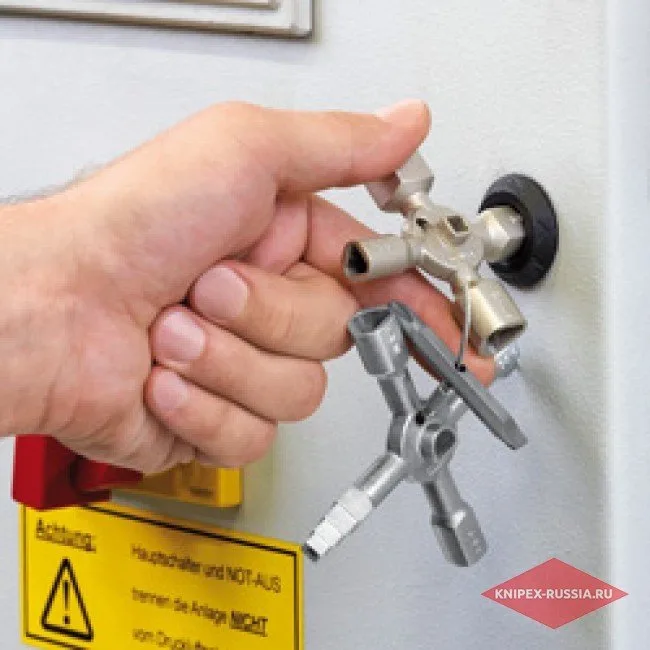 Ключи TwinKey для распространенных шкафов и систем запирания Knipex KN-001101 — фото производителя