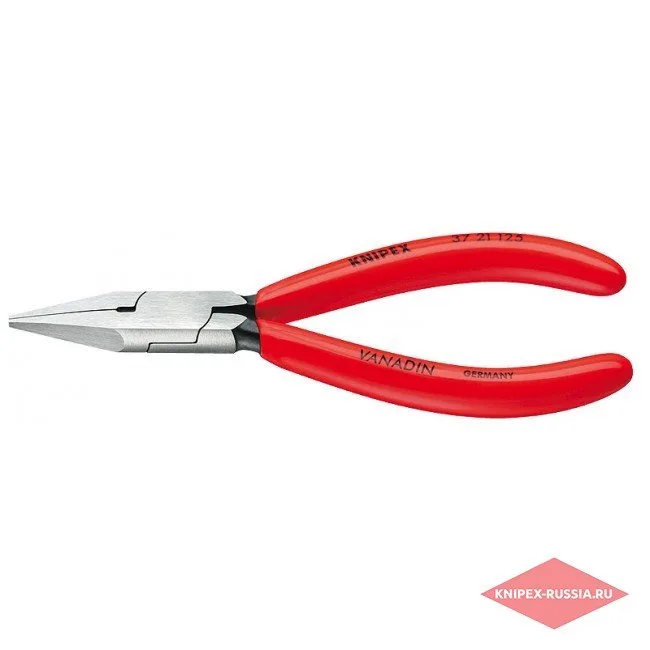 Клещи захватные с пластмассовыми ручками для точной механики Knipex KN-3721125 — фото производителя