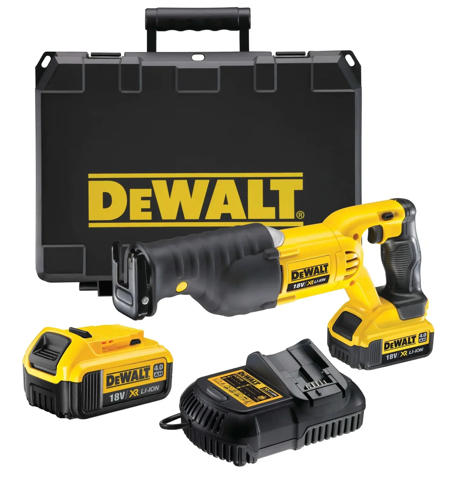 Аккумуляторная сабельная пила DeWalt DCS380M2-GB