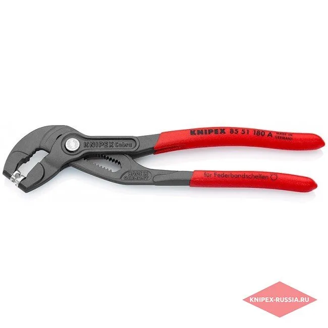 Щипцы для пружинных хомутов Knipex KN-8551180A — фото производителя