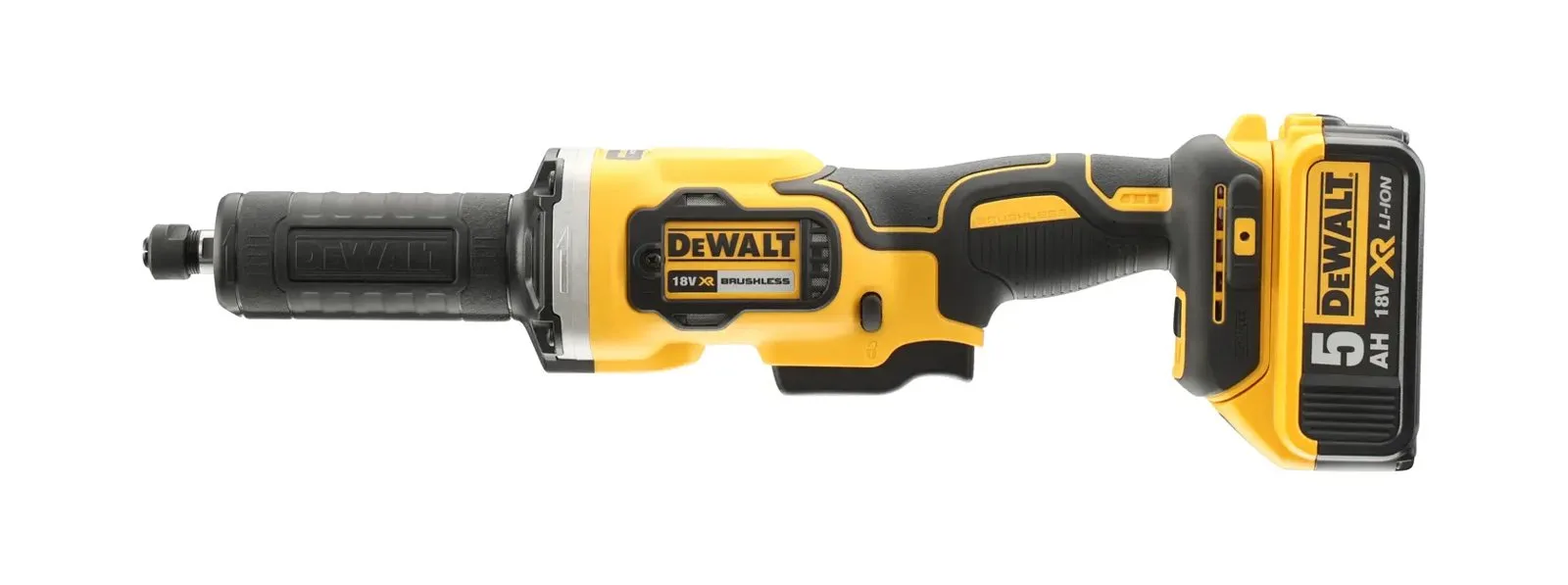 Аккумуляторная прямошлифовальная машина DeWalt DCG426P2-GB