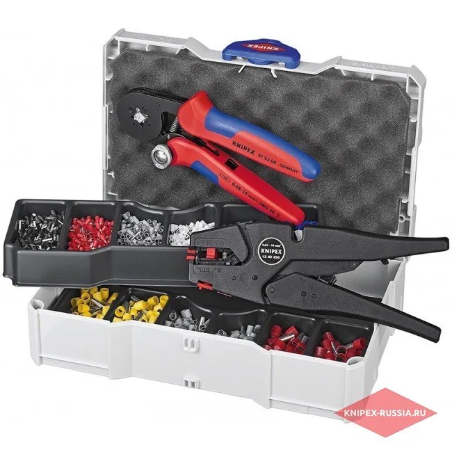 Набор кабельных наконечников для опрессовки Knipex KN-979010