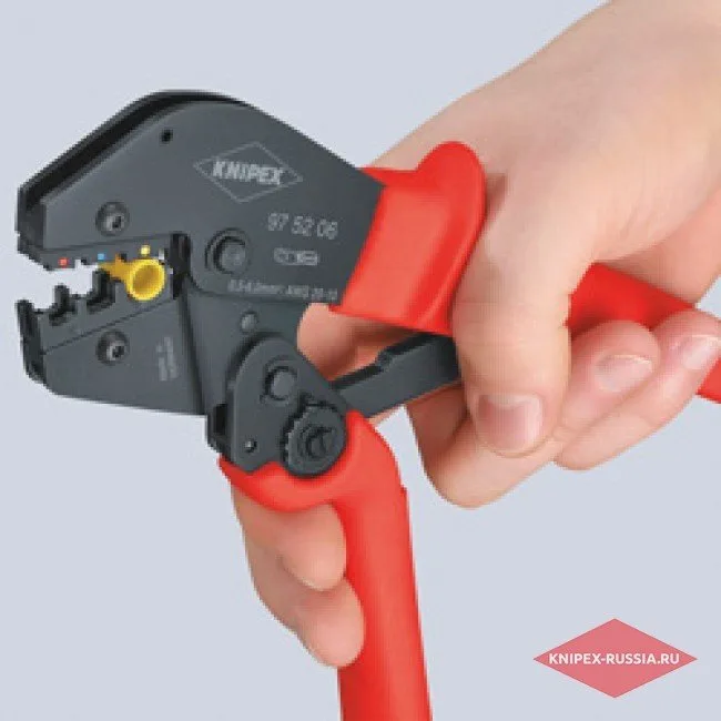 Клещи зажимные для опрессовки Knipex KN-975213 — фото производителя