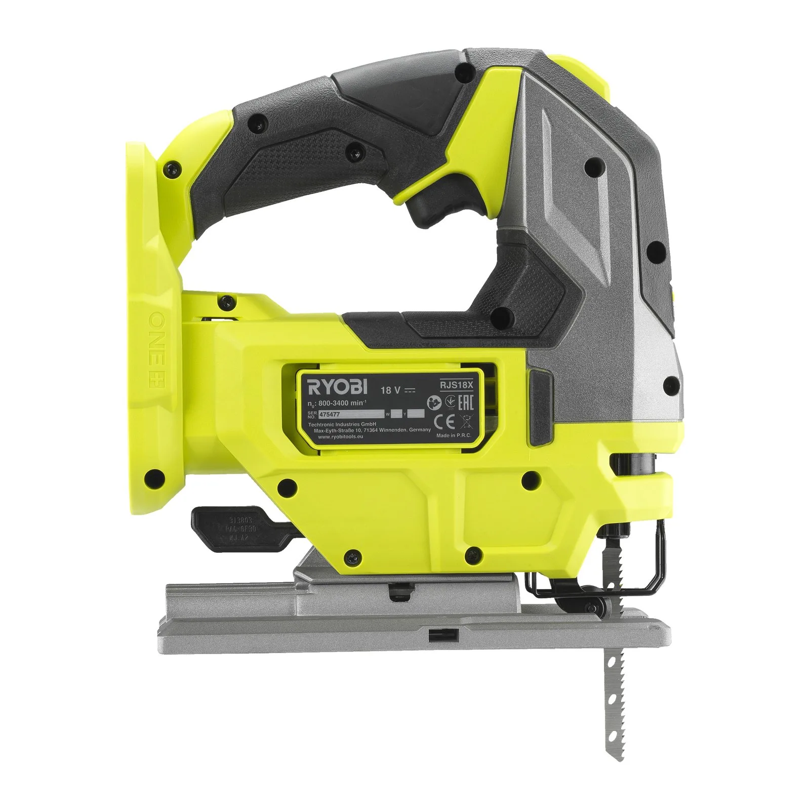Аккумуляторный лобзик Ryobi RJS18X-0 — фото производителя