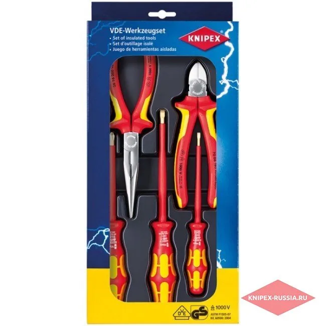 Набор инструментов электроизолированных Knipex KN-002013