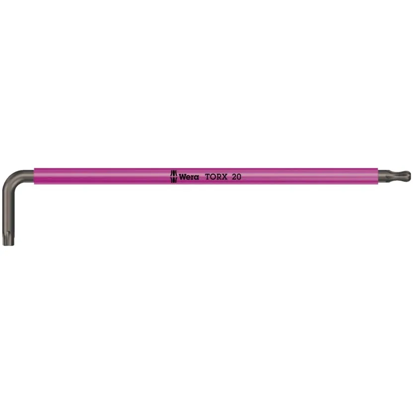 Шестигранный ключ Wera 967 SPKXL Г-образные ключ TORX® Multicolour, удлиненный