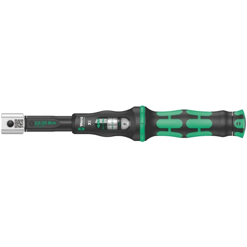 Динамометрический ключ для сменных инструментов, 2,5-25 Нм Wera Click-Torque X 1