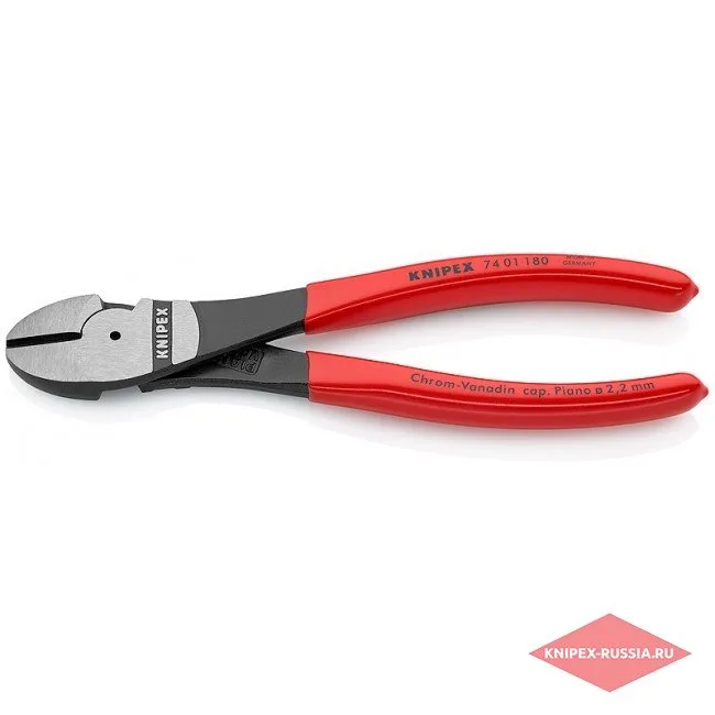 Кусачки боковые особой мощности Knipex KN-7401180 — фото производителя