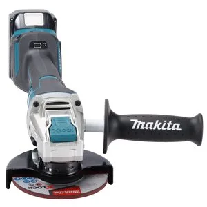 Аккумуляторная углошлифовальная машина Makita DGA519Z — фото производителя
