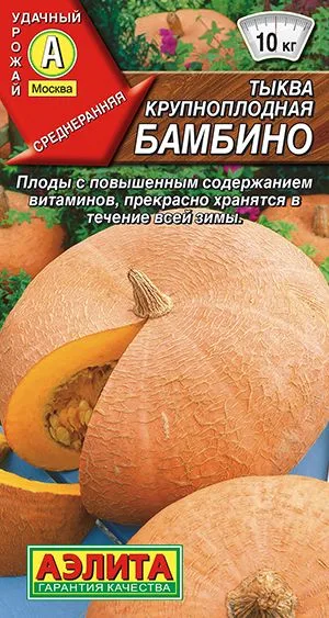 Тыква крупноплодная Бамбино
