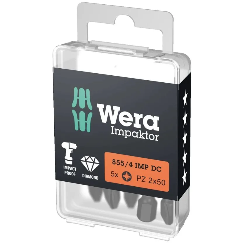 Насадки Wera 855/4 IMP DC PZ DIY Impaktor — фото производителя
