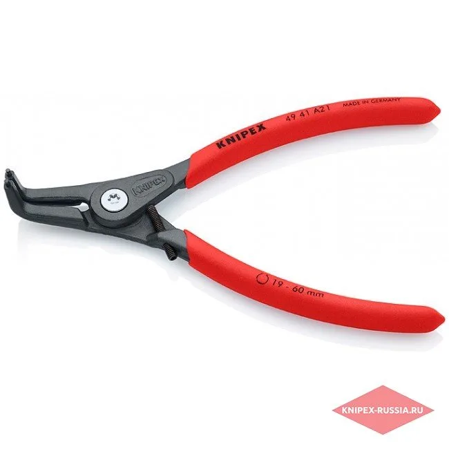 Прецизионные щипцы для стопорных колец с ограничением раскрытия Knipex KN-4941A21