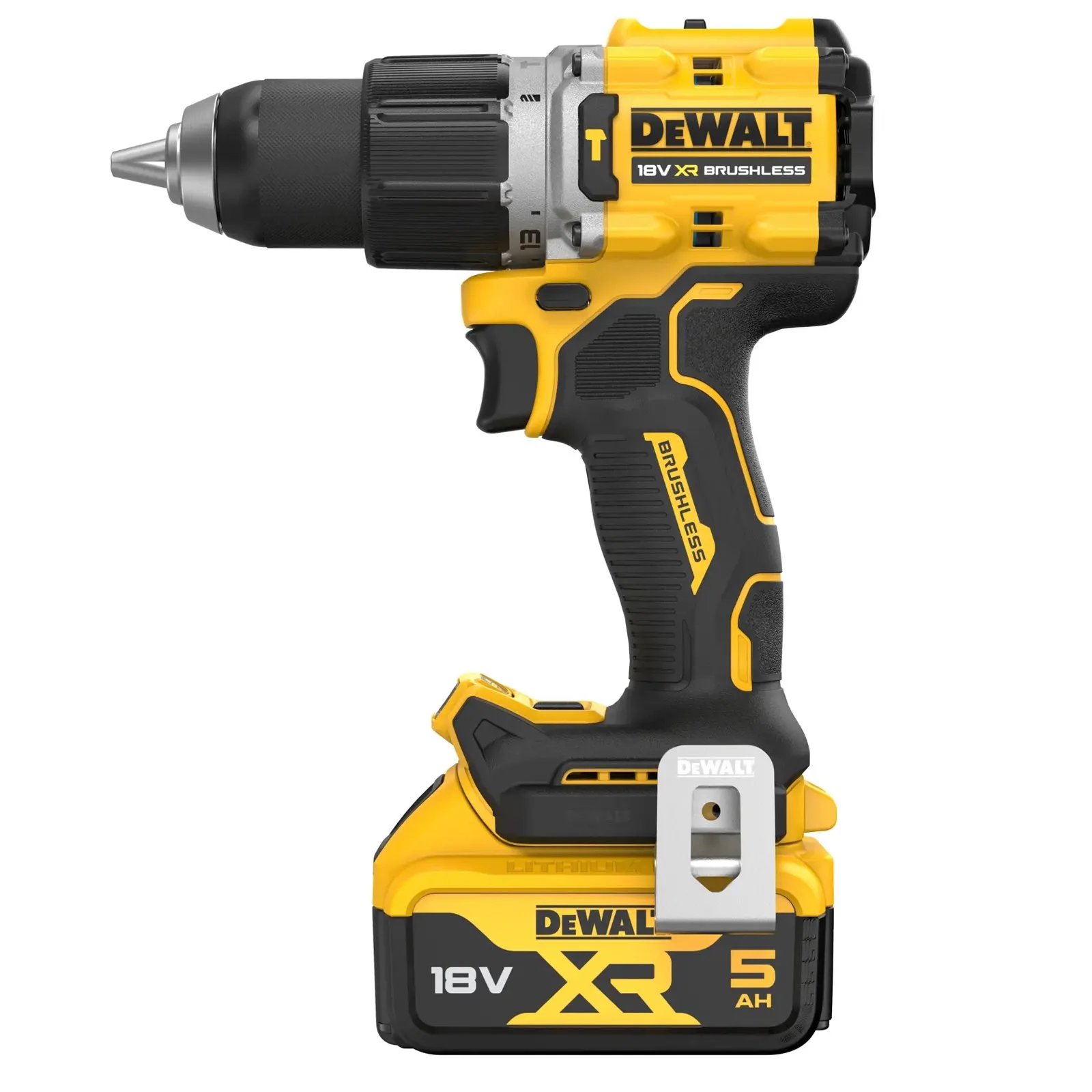 Аккумуляторная ударная дрель-шуруповерт DeWalt DCD805P2T-GB — фото производителя