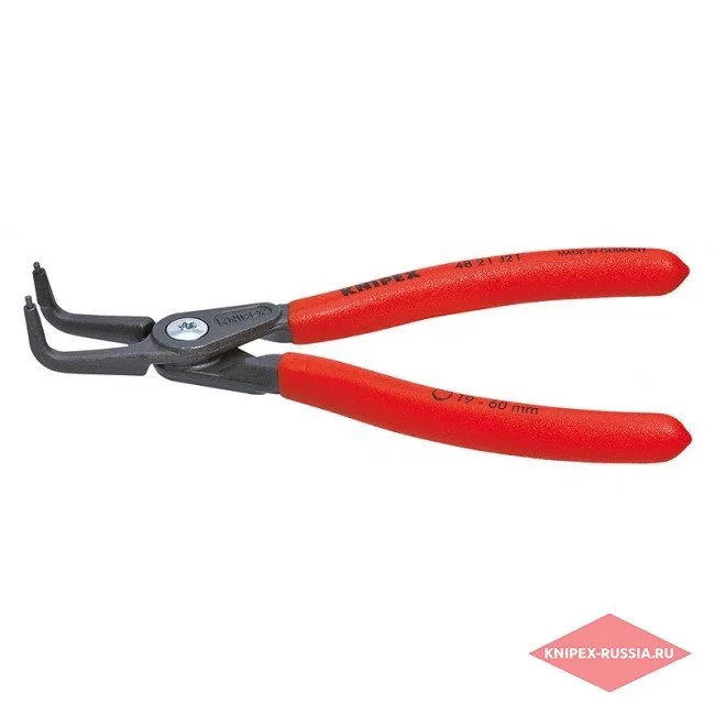 Прецизионные щипцы для внутренних стопорных колец Knipex KN-4821J21