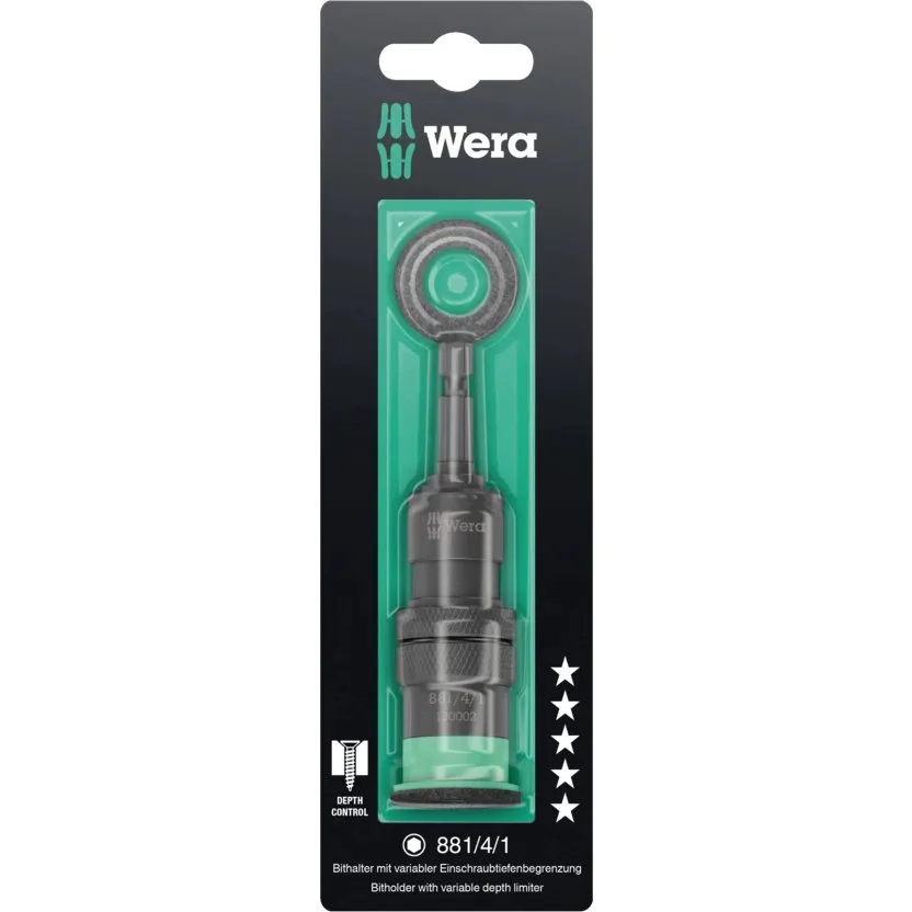Битодержатель с изменяемой глубиной завинчивания Wera 881/4/1 SB — фото производителя