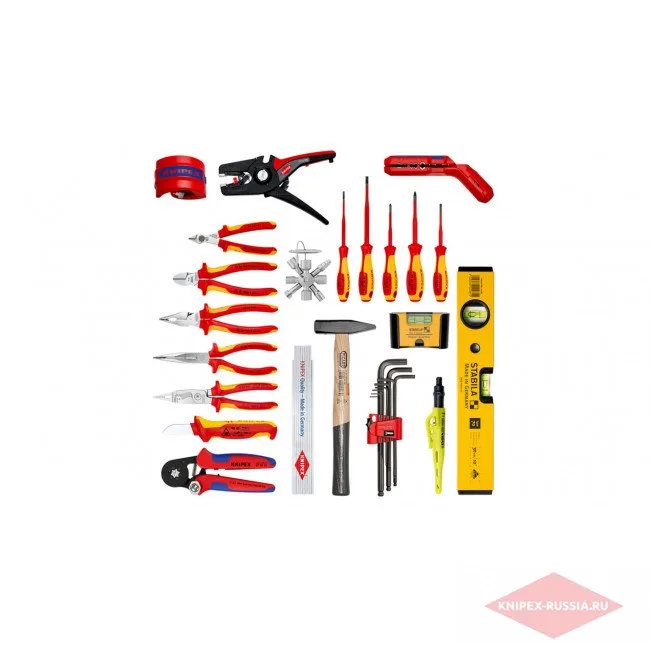 Рюкзак инструментальный для электрики, 22 предмета Modular X18 Electro Knipex KN-002150E — фото производителя