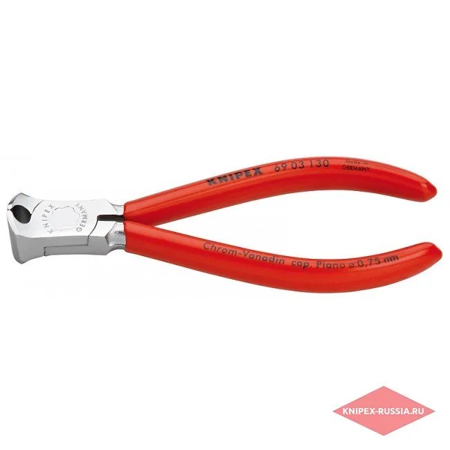 Кусачки торцевые для механиков Knipex KN-6903130 — фото производителя