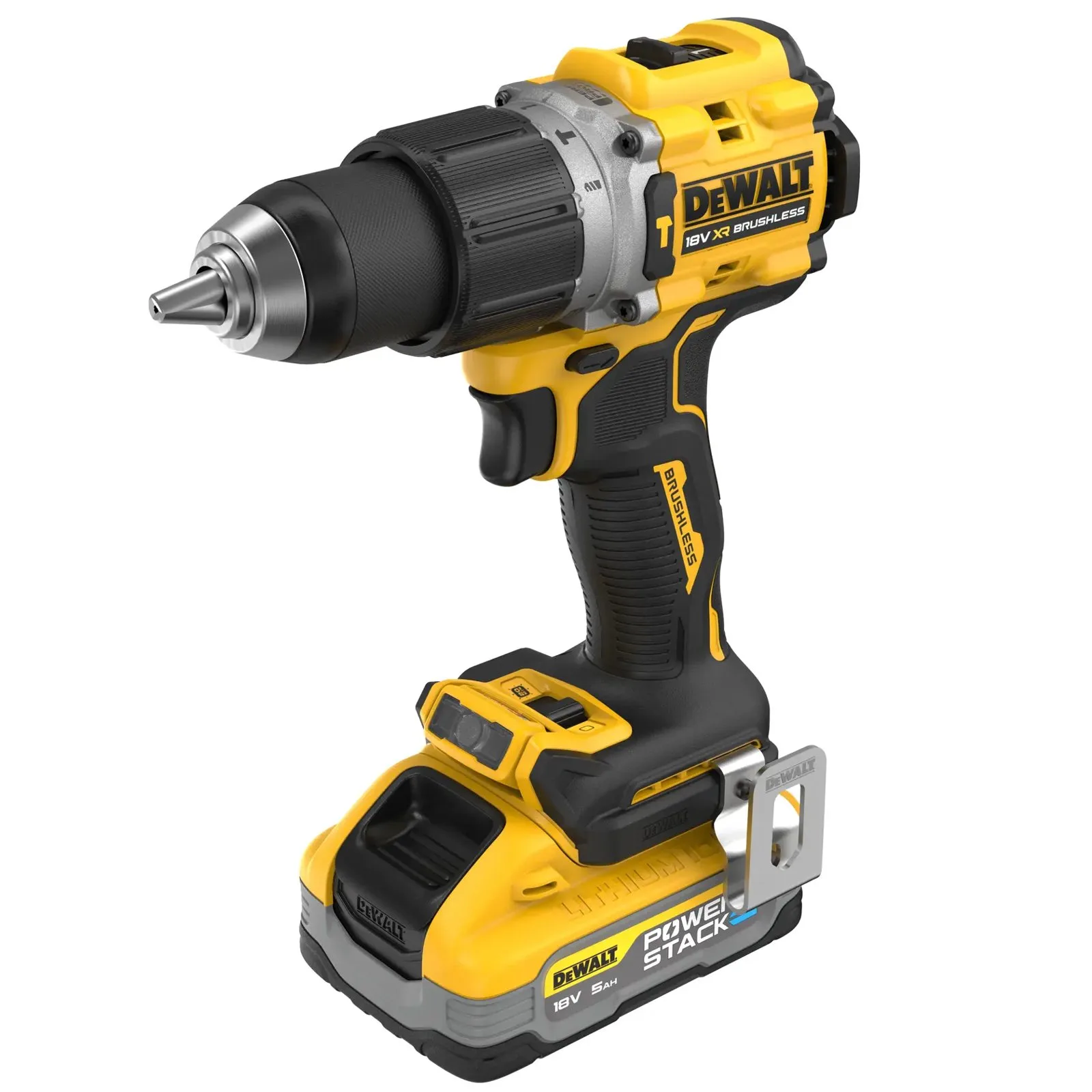 Аккумуляторная дрель-шуруповерт DeWalt DCD805H2T-GB — фото производителя