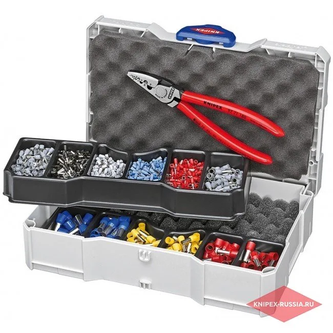 Набор кабельных наконечников для опрессовки Knipex KN-979006