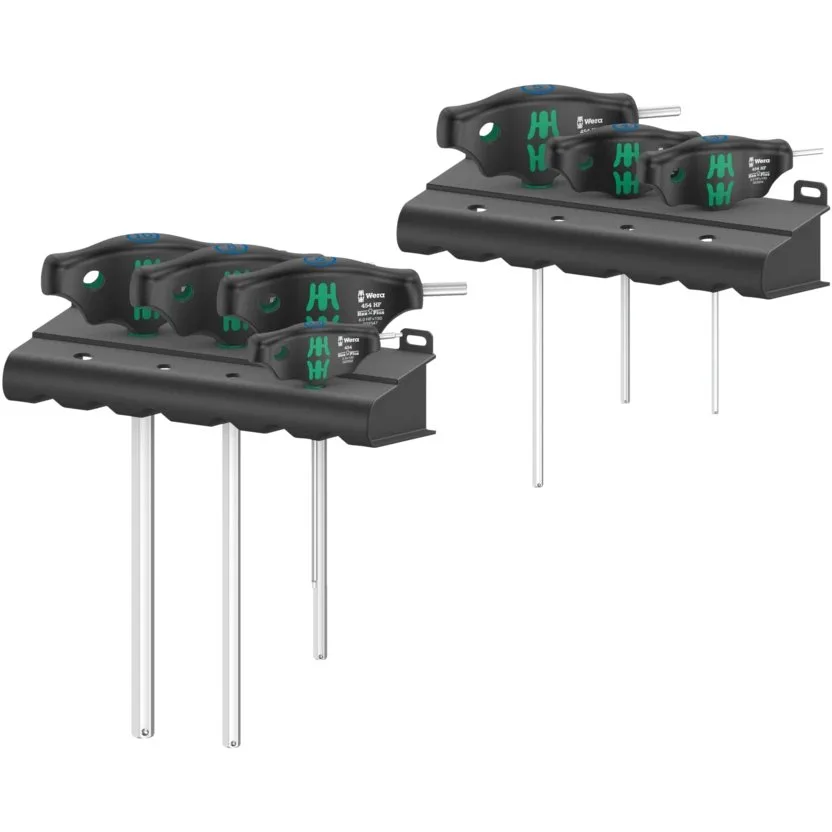 Набор отвёрток с поперечной ручкой, Hex-Plus с фиксирующей функцией Wera 454/7 HF Set 1 — фото производителя