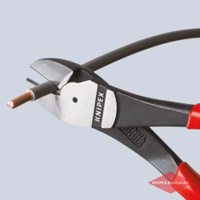 Кусачки боковые особой мощности Knipex KN-7401180 — фото производителя