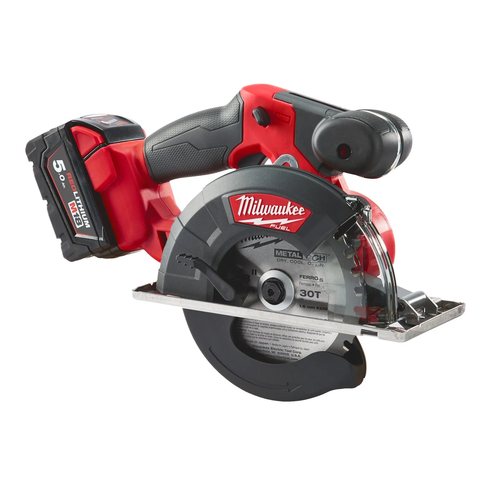 Циркулярная пила по металлу Milwaukee M18 FMCS-502X — фото производителя