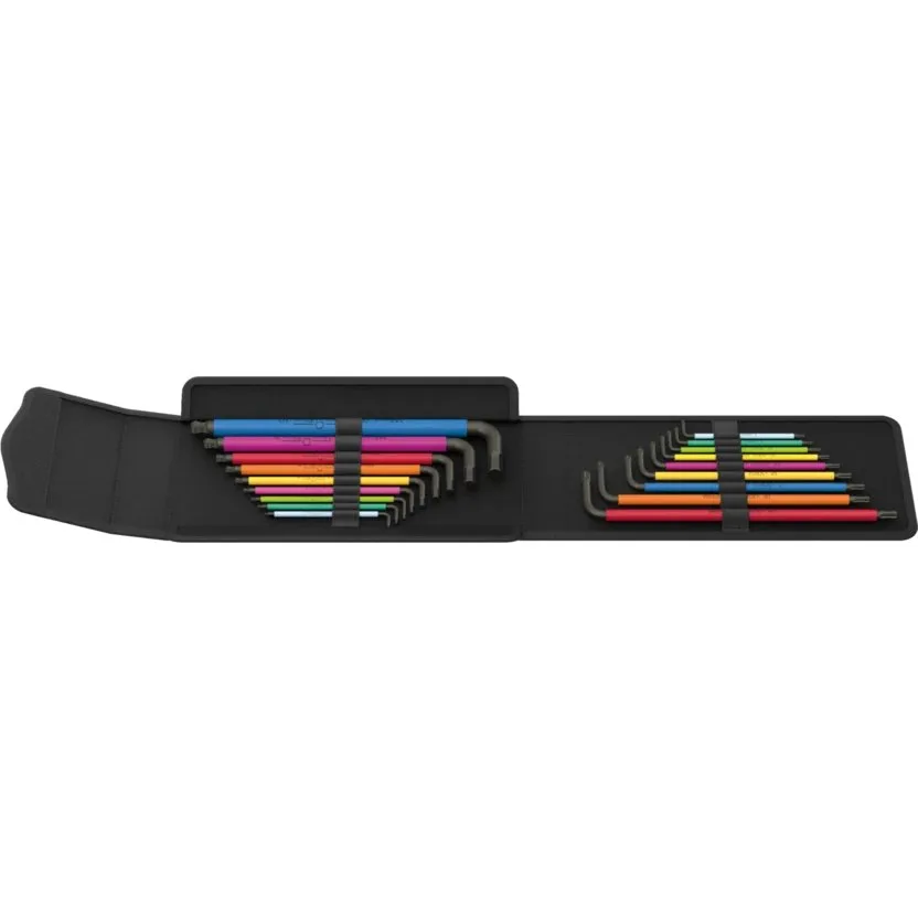 Набор инструментов Wera Big Pack Multicolour Г-образные шестигранные торцевые головки (метрические) / TORX® набор 1 — фото производителя